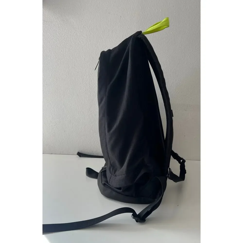 Nike CR7 Cheyenne Backpack Blackout w/ Neon Yellow Lining Heavy Duty VGC